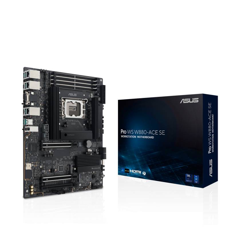 Asus Pro Ws W880-Ace Se (atx, W880, Lga 1851, Ddr5) Bundkort - Geekd.dk
