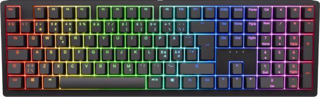 Ducky Zero - Classic - Cherry Brown - Rgb - Trådløs