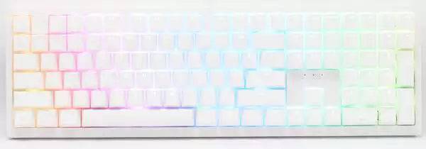 Ducky Zero - White  - Cherry Speed Silver - Rgb - Trådløs