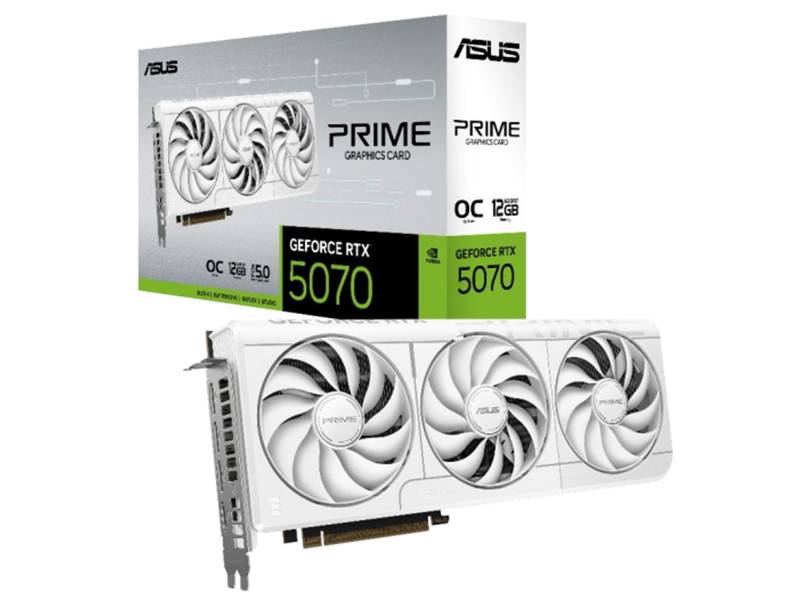 Gk Asus Pcie Prime-Rtx5070-O12g-White Grafikkort - Geekd.dk