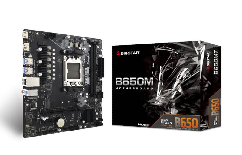 Biostar B650mt - Socket Am5 - Mainboard Bundkort - Geekd.dk