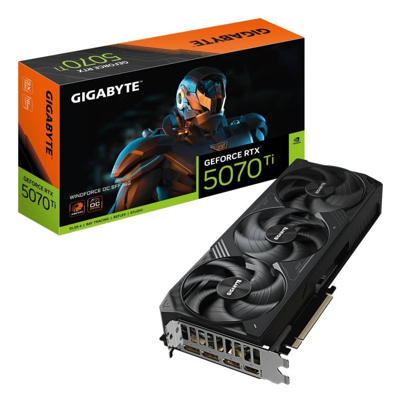 Gigabyte Geforce Rtx5070ti Windforce Oc 16gb Grafikkort - Geekd.dk