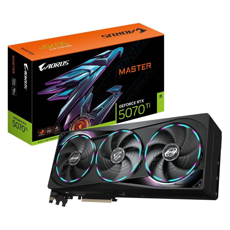 Gigabyte Geforce Rtx5070ti Aorus Master 16gb Grafikkort - Geekd.dk
