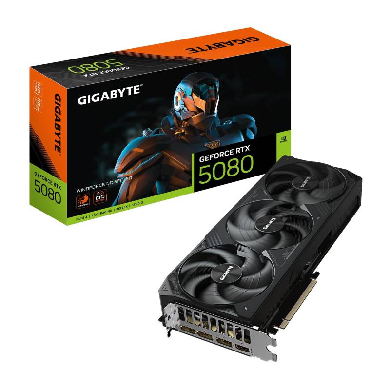 Gigabyte Geforce Rtx 5080 Windforce 3x Oc Sff 16gb Grafikkort - Geekd.dk