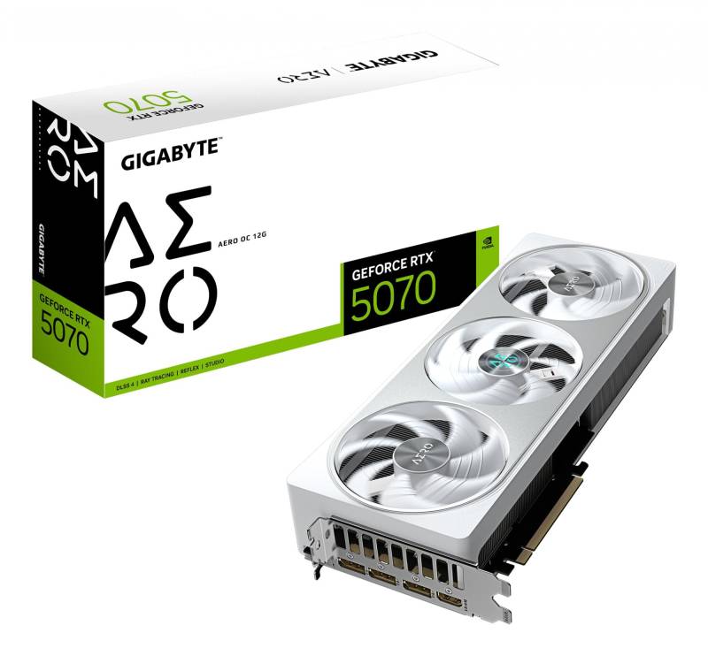 Gigabyte Geforce Rtx5070 Aero Oc 12gb Grafikkort - Geekd.dk