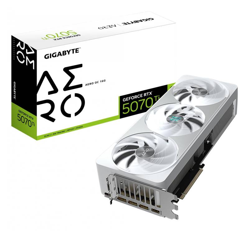 Gigabyte Geforce Rtx 5070 Ti Aero Oc 16g 16gb Grafikkort - Geekd.dk