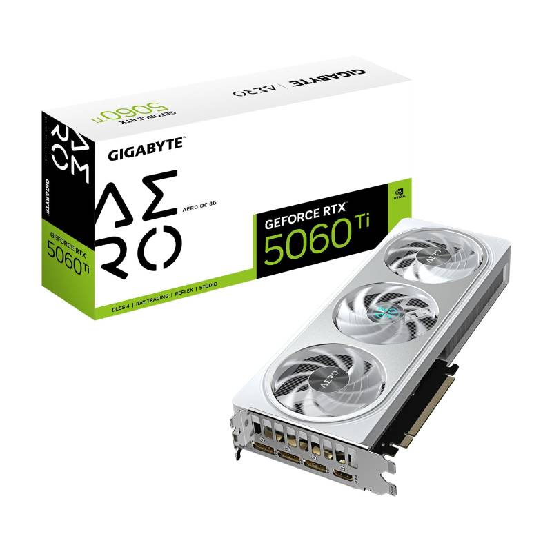 Gigabyte Geforce Rtx 5060 Ti Aero Oc 8gb Grafikkort - Geekd.dk