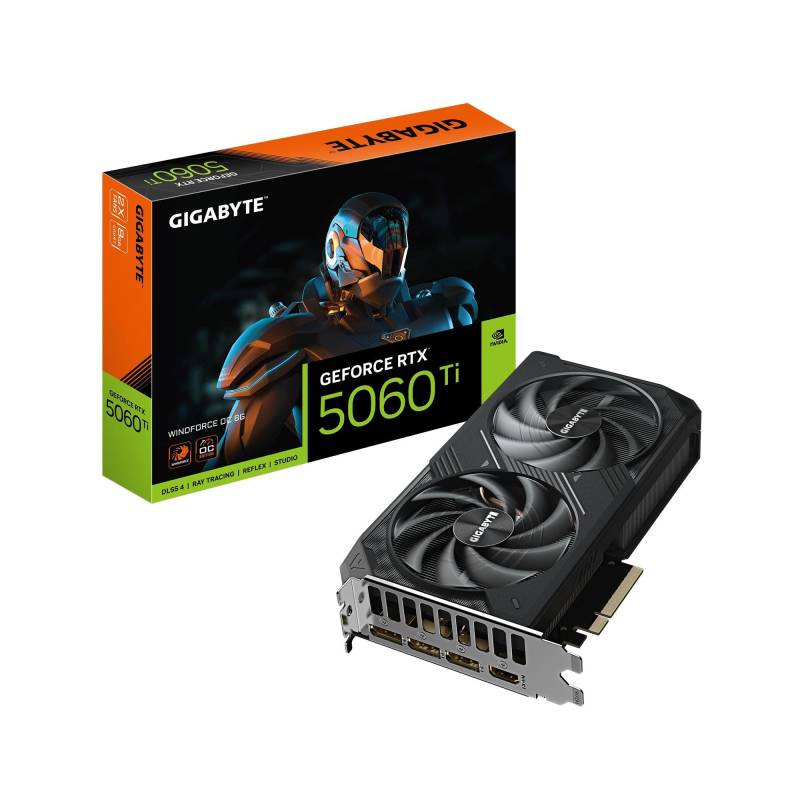 Gigabyte Geforce Rtx 5060 Ti Windforce Oc 8gb Grafikkort - Geekd.dk