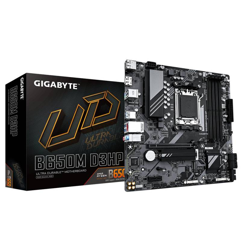 Gigabyte B650m D3hp - Socket Am5 - Motherboard Bundkort - Geekd.dk
