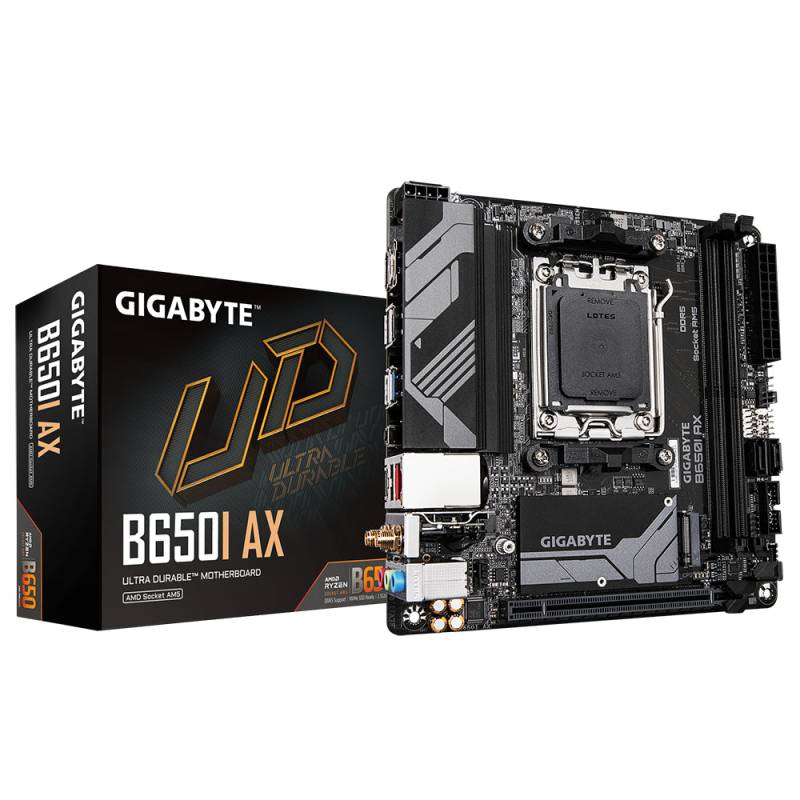 Gigabyte B650i Ax - Socket Am5 - Motherboard Bundkort - Geekd.dk