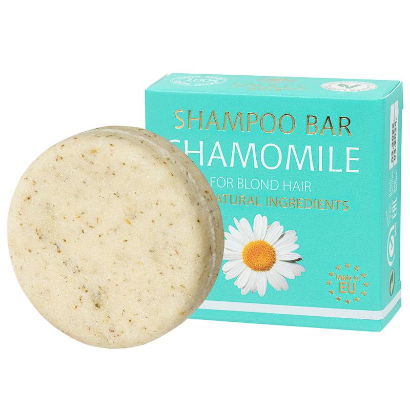 Saules Riga Shampoo Bar  Plejende & Farvebevarende | Kamille & Kokos - Shampoo Bar - Saules Riga - Studiobuus