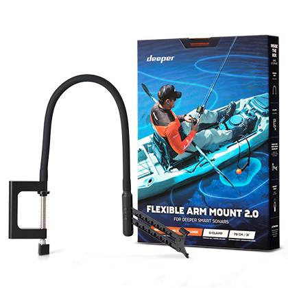 Deeper Flex Arm Mount 2.0 Til Flydering-Båd-Kajak