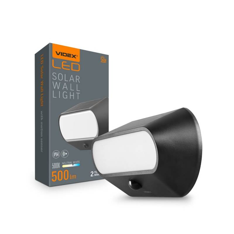 Sensorlampe Udendørs / 500 Lm / Solceller / Led Lys
