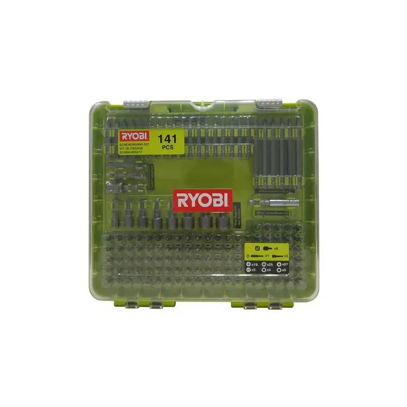 Ryobi Boresæt Med 141 Dele - Rakd141