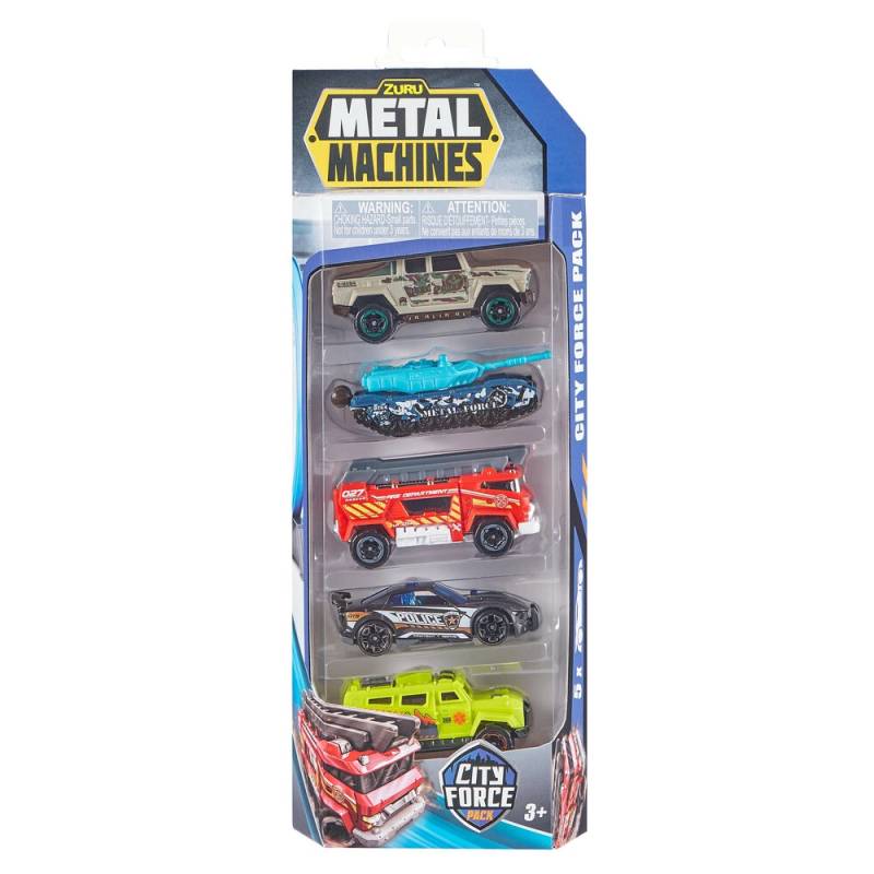 Metal Machines Biler 5-Pak - Bog & Idé