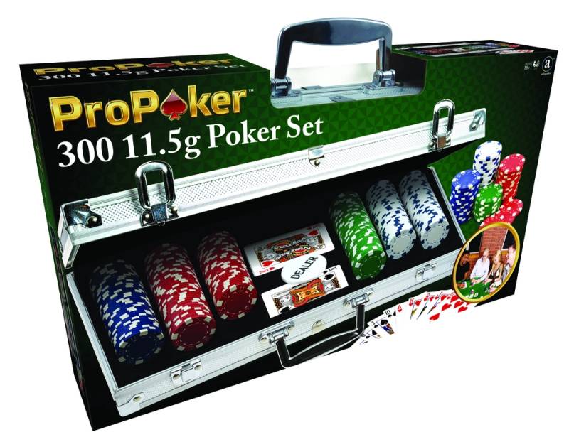 Poker Luksus Sæt I Alu Kuffert - Spil