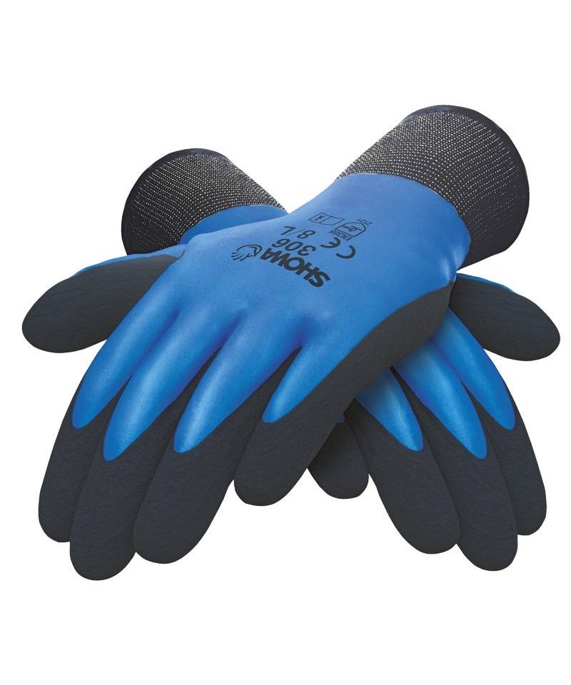 Showa 306 Dual Latex Arbejdshandsker (7) - Os Safety