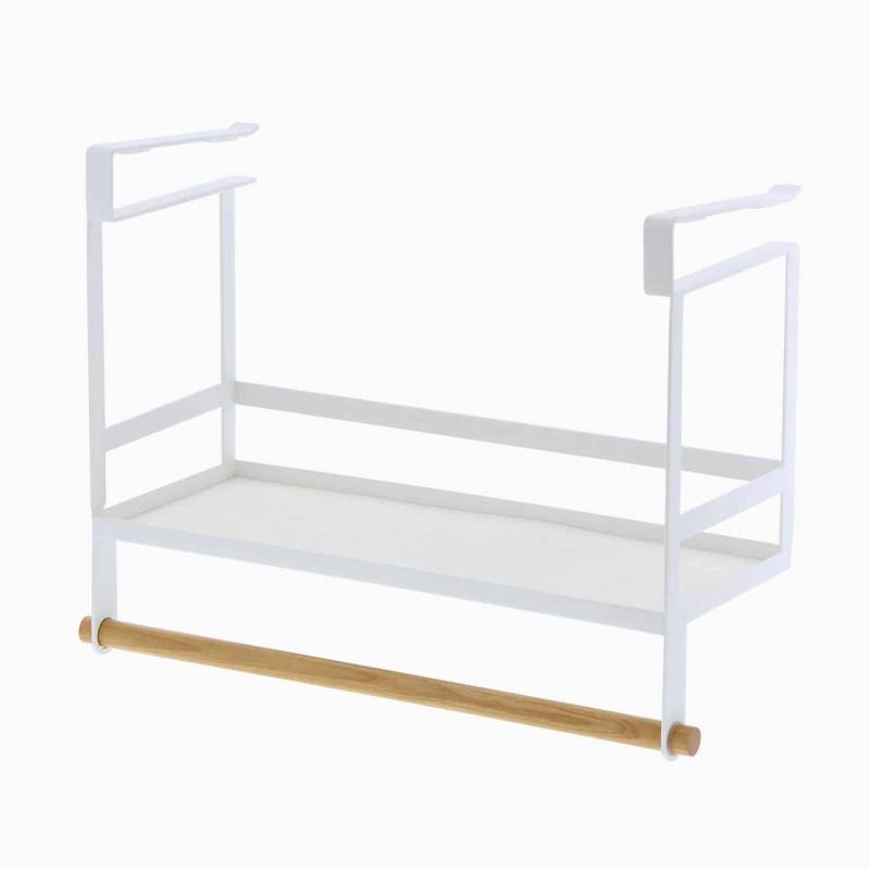 Yamazaki Ekstra Hylde Til Hyldemontering - Hvid - 32,5cm X 12,5cm X 24,5cm - Hazel