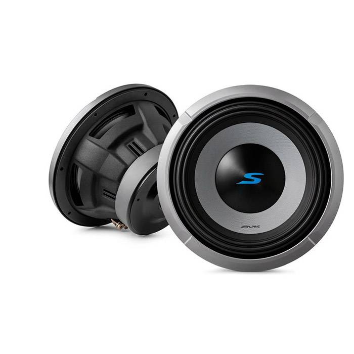 Alpine S2-W10d2 10" Subwoofer Dobbelt 2 Ohm