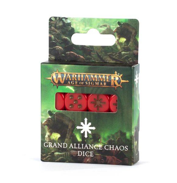 Dice (terninger) - Warhammer: Age Of Sigmar - Grand Alliance: Chaos (16d6) - 99220299106 - !gw - Tilbehã¸r