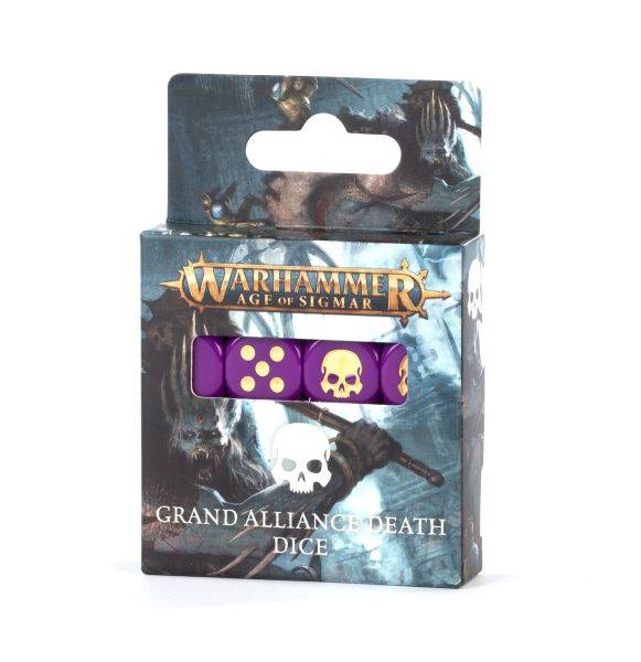 Dice (terninger) - Warhammer: Age Of Sigmar - Grand Alliance: Death (16d6) - 99220299107 - !gw - Tilbehã¸r