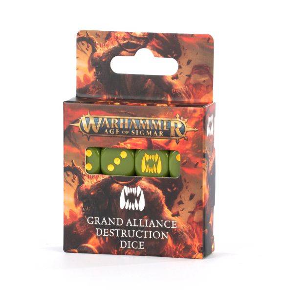 Dice (terninger) - Warhammer: Age Of Sigmar - Grand Alliance: Destruction (16d6) - 99220299108 - !gw - Tilbehã¸r