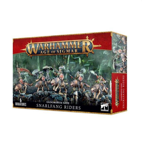 Gloomspite Gitz - Snarlfang Riders - 99120209147 - !gw - Warhammer