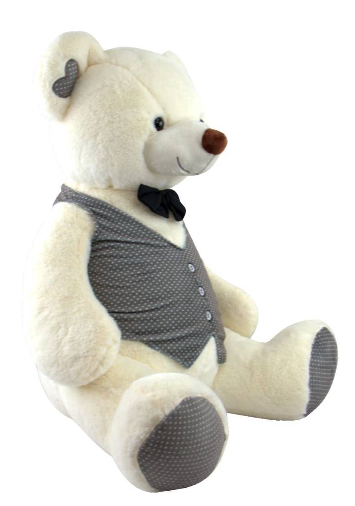 I Plush Oppustelige Bamse Tuxedo Bear 60cm - Iplush