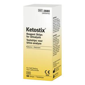Ketostix Teststrimler - 50 Stk. - Bayer