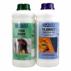 Nikwax Twinpack Tech Wash/Tx-Direct - Neutral - Str. 2 L - Imprægnering