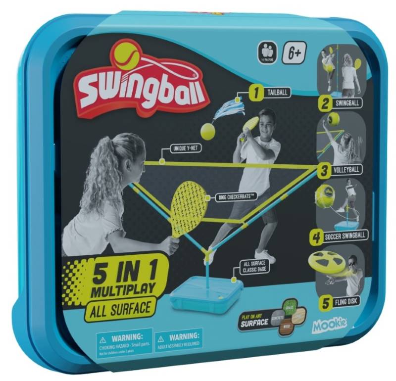 Swingball  5-I-1 Tailball + Stangtennis + Volley + Fodbold + Kastedisk