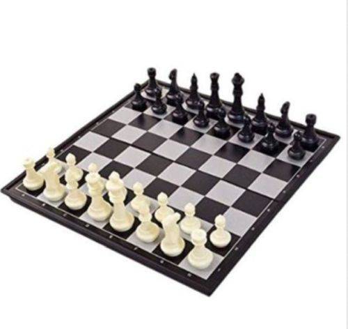 Mini Chess (skak) Case Foldable - Magnetic Board Travel Game Toy/Gift *crazy Tilbud* - !andet