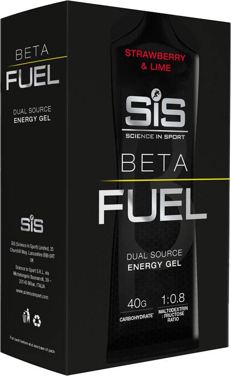 Sis (science In Sport) Scienceinsport Sis Beta Fuel Gel Sekspakke Jordbær Lime 6x60ml - Kosttilskud