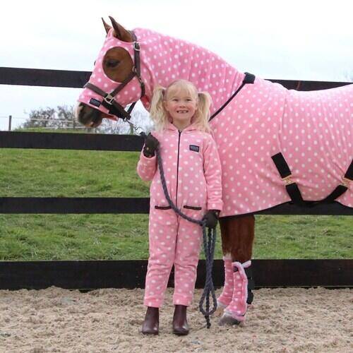 Supreme Products Dotty Jumpsuit Til Piger - Pretty Pink - S