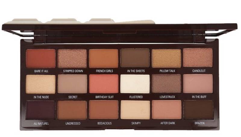 Revolution Makeup Nudes Chocolate Palette 22 G
