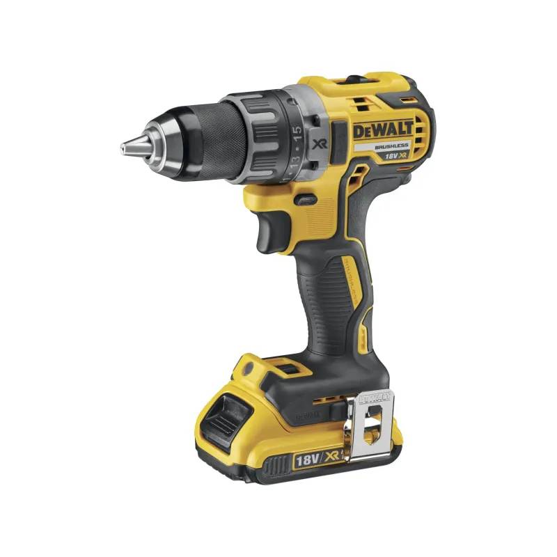 Dewalt 18 V Xr Bore-/Skruemaskine Dcd791d2-Qw, 2 X 18 V/2,0 Ah, 1,5 Kg, 70 Nm