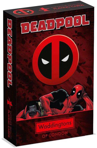 Waddingtons Number 1: Deadpool - Playing Cards (spillekort) - !andre Kortspil