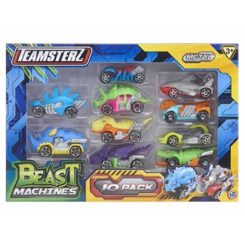 Teamsterz Beast Machines 10stk. - Legetøj - Legekammeraten.dk