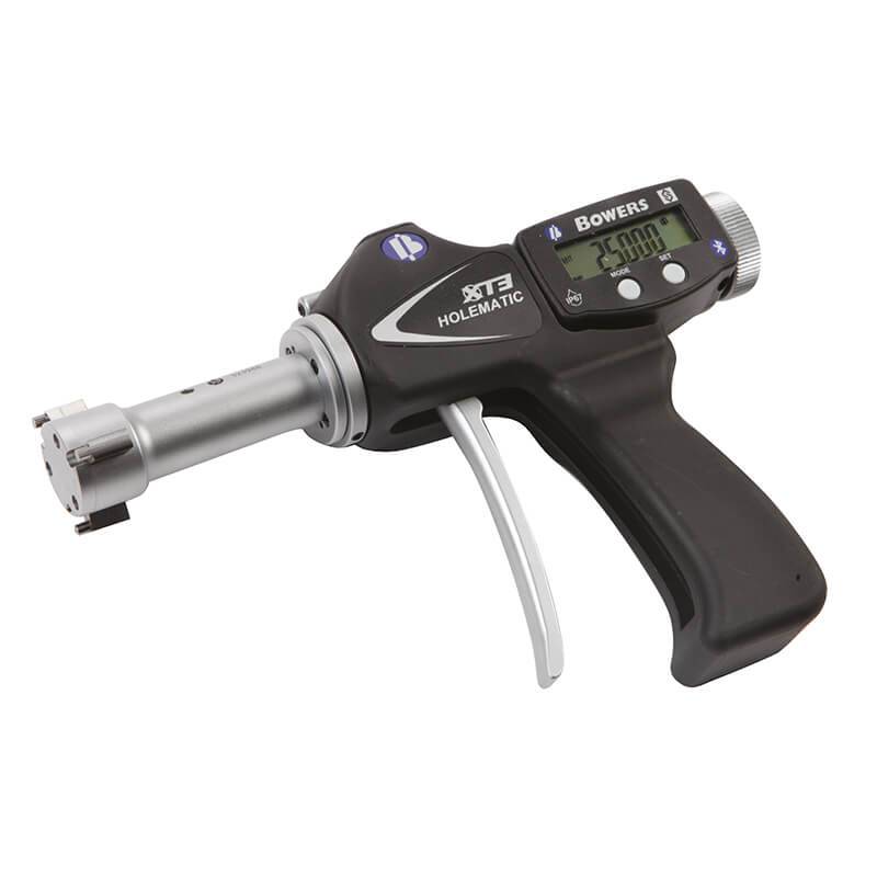 Bowers Xth25m-Bt Digital 3-Punkt Hurtigmålings-Mikrometer 25-35 Mm Med Pistolgreb Og Bluetooth - Diesella