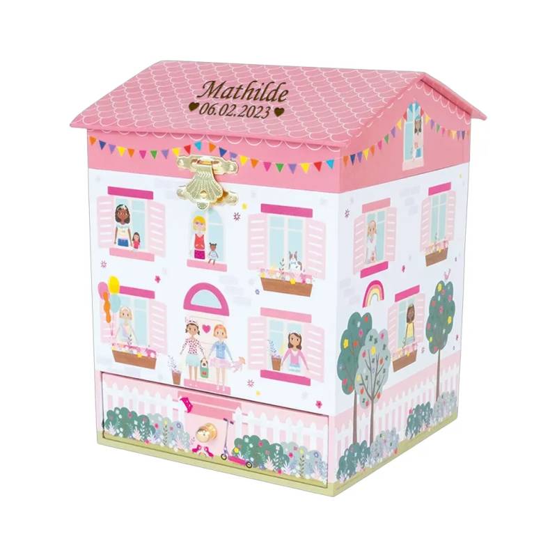 Smykkeskrin Med Musik, Dolls House, Floss & Rock