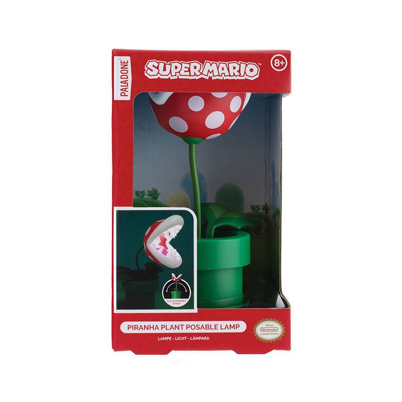 Mini Piranha Plant Posable Lampe - Paladone