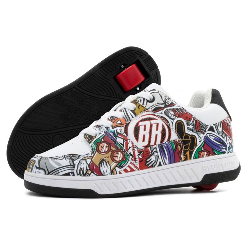 Breezy Rollers Rullesko Groovy Cartoon