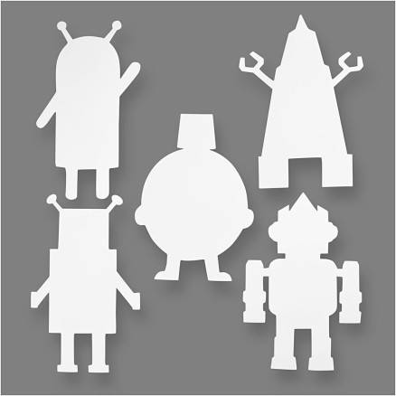 Robotter, 22,5-24 Cm, 16 Ass.
