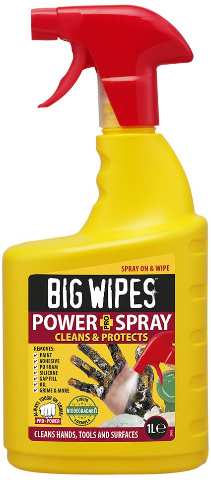 Bigwipes Power Spray Rengøringsspray 1ltr