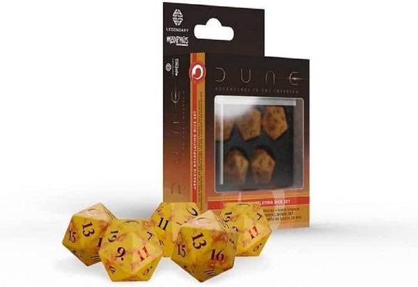 Dune - Adventures In The Imperium: Arrakis - Dice Set (5x D20) - !andre Rollespil & Tilbehã¸r
