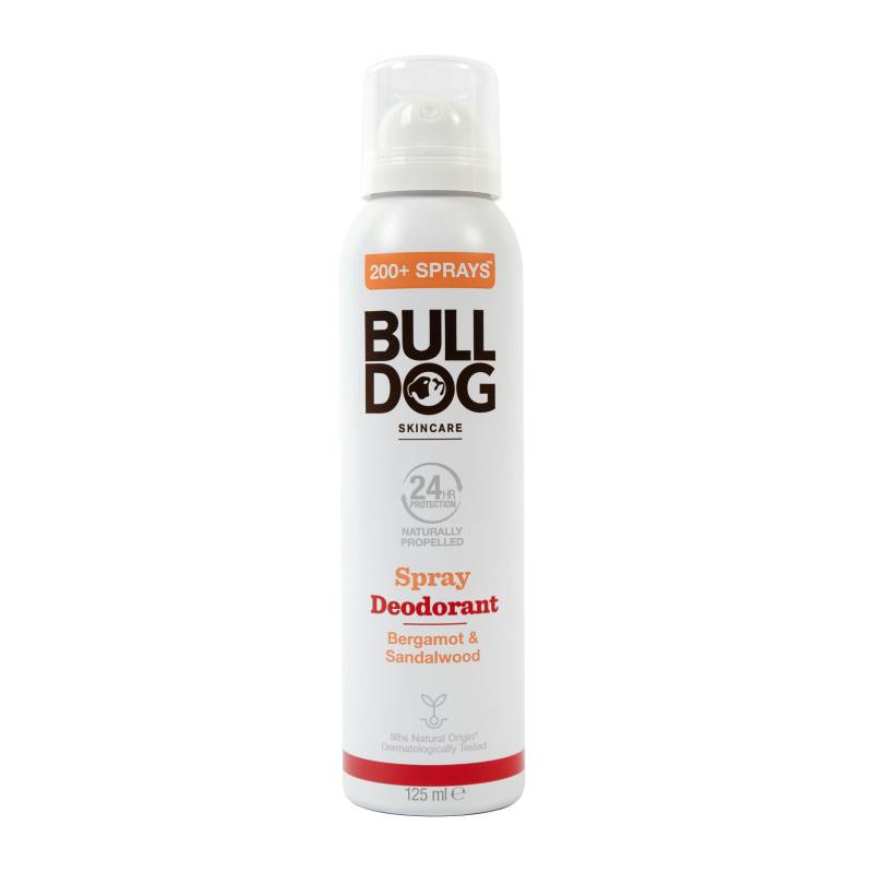 Bulldog Bergamot & Sandalwood Deodorant Spray - 125 Ml.