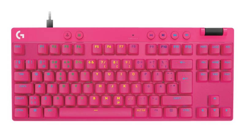 Logitech G - Pro X Tkl Rapid Tenkeyless Gaming Tastatur