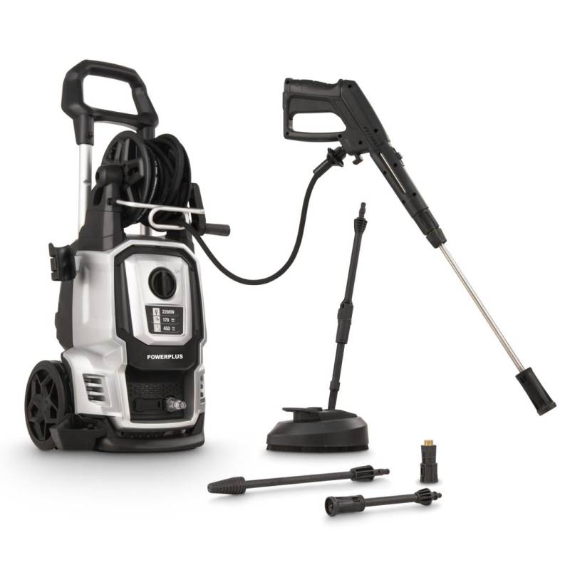 Højtryksrenser 2200 Watt Med Tilbehør - Hero-Tools