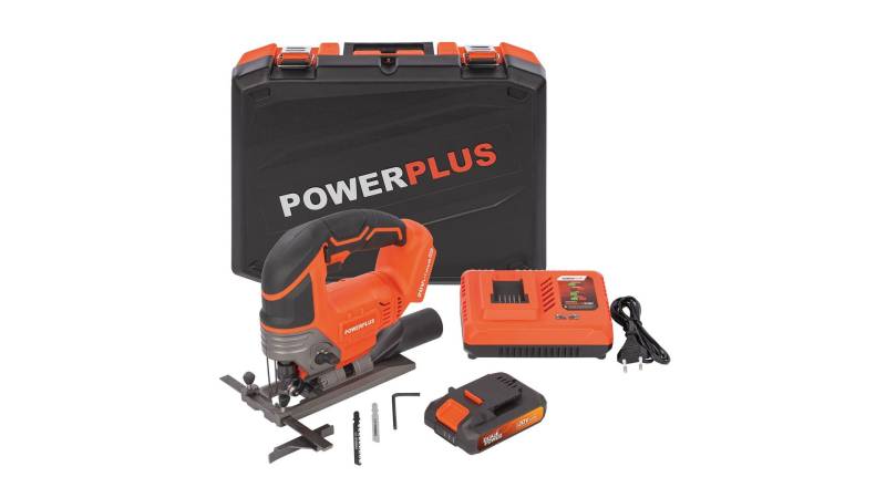 Stiksav 20 V I Kuffert Med Batteri 20 V - Hero-Tools