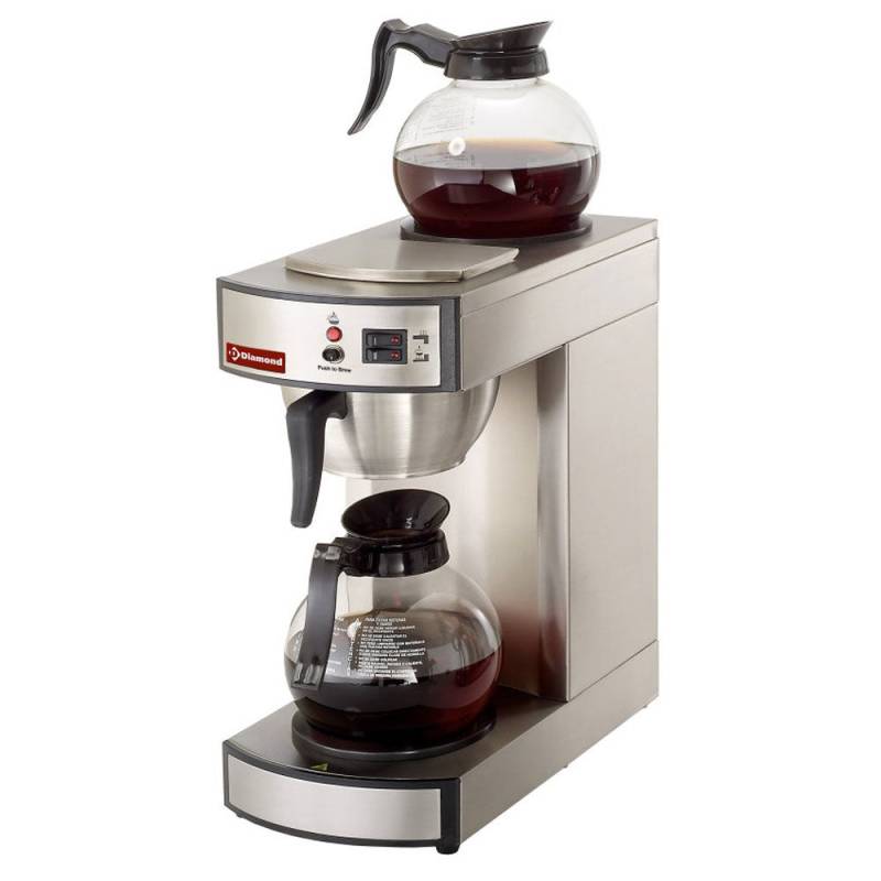 Kaffemaskine - 1 Gruppe + 2 Varmeplader - Automatisk - Diamond